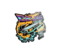 DeLorean Back to the Future Stickers Pack 8 x 8 cm Vinyl Water & UV Resistant - Decoration Inspired by the Cult Car Film