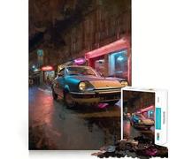 DeLorean Dreams 1000 Pieces Jigsaws Adults Puzzles Gifts Creative Play Nice Thick Real Challenge Great Gift (50x75cm)