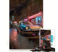 DeLorean Dreams Jigsaws 1000 Pieces for Adults Sharp Brain Perfect Connection Family Bond Art Work (38x26cm)