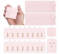 DELORIGIN 24PCS Small Pink Jewellery Pouch with Insert Pad and Button Mini Jewellery Pouches Bulk Earring Necklace Bracelet Packaging Bags for Travelling Small Business Selling Jewelry Storage