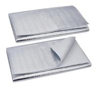 DELORIGIN 2Pcs 59 x 39 Inch Heat Resistant Batting for Potholders Foam Insulation Mat Insulating Thermal Lining Batting Heat Reflective Fabric for Pot Holders Oven Mitts Coasters Bowl Cozies