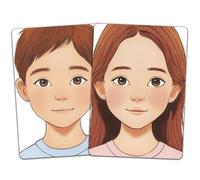 DELORIGIN 2pcs Face Painting Practice Board Reusable Makeup Painting Practice Board Painting Excersize Template Stage Makeup Painting Tool Facial Painting Supplies for Makeup Artist Beginner