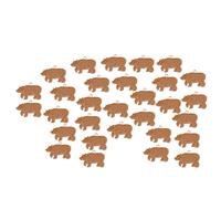 DELORIGIN 30Pcs Large Brown Bears Enamel Charms Gold Plated Pendants Alloy Animal Pendant Bulk Charm for DIY Necklace Ring Earring Making Handmade Crafts Decor Accessories Jewelry Making