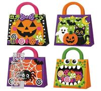 DELORIGIN 3D Halloween Candy Bag Cutting Die Card Making Stencil Carbon Steel Cutting Stencil Scrapbooking Embossing Template for Birthday Greeting Album Letter Invitation Decoration