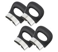 DELORIGIN 4pcs Pressure Cooker Handle Pot Side Handle Replacement Part Pot Handle Set Pan Cooker Steamer Sauce Pot Short Handle Anti Scalding Cookware for Metal Pressure Pan 1 Hole Type