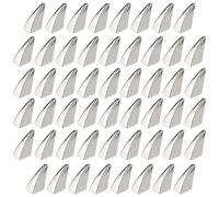 DELORIGIN 52Pcs 22mm Black Dragon Claw Spike and Studs Metal Punk Rock Spikes Screw Back Rivet Cat Claw Spikes Cone Stud for DIY Leather Clothing Bag Shoes Crafting Decorate Accessories
