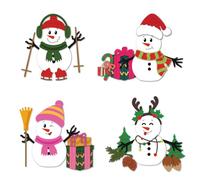 DELORIGIN Christmas Snowman Dies Cuts Metal Cutting Dies Card Making Cutting Dies Stencils Template for DIY Embossing Scrapbooking Craft Greeting Card Birthday Festival Gift Decor