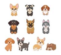 DELORIGIN Dogs Dies Cuts Metal Various Breeds Cutting Dies Card Making Cutting Dies Stencils Template for DIY Embossing Scrapbooking Craft Paper Greeting Card Birthday Christmas Festival Gift Decor