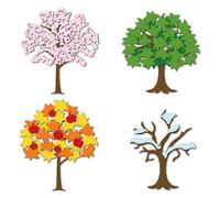 DELORIGIN Four Seasons Tree Die Cuts for Card Making, Overlay Frame Carbon Steel Die Cuts Cutting Dies Frame Stencils Scrapbooking Embossing Template Dies for Crafting Photo Album Embossing Invitation