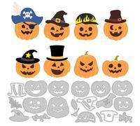DELORIGIN Halloween Pumpkin Cutting Dies Metal Die Cuts for Card Making Decorative Embossing Stencils Dies Template for DIY Scrapbooking Photo Album Paper Cards Art Craft Thanksgiving Party Decor