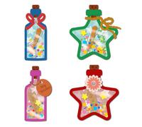 DELORIGIN Wishing Bottle Dies Cuts Bottle Shaker Metal Cutting Dies Card Making Cutting Dies Stencils Template for DIY Embossing Scrapbooking Craft Paper Greeting Card Gift Birthday Festival Decor