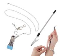 DELORIGIN Zipper Helper Tool Set Dress Zipper Puller Helper Zipper Extender for Dress Zipper Pull Helper Design with Lobster Clasp and Clip for Overweight Elderly Disabled Travel Put on by Self