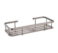 Delos Colore Wall Mounted Rectangular Basket | Gunmetal Grey | Stainless Steel | 320mm x 50mm x 135mm