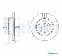 DELPHI 2 X BRAKE DISC BG3296