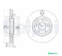 DELPHI 2 X BRAKE DISC BG3988 FOR MITSUBISHI