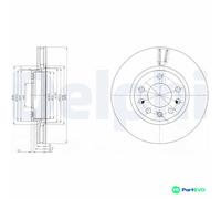DELPHI 2 X BRAKE DISC BG4149 FOR OPEL VAUXHALL