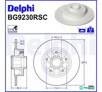 DELPHI 2 X BRAKE DISC BG9230RSC