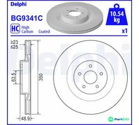 DELPHI 2 X BRAKE DISC BG9341C FOR FORD