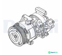 DELPHI AIR CONDITIONING COMPRESSOR CS20495 FOR TOYOTA