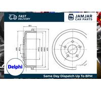 DELPHI BF488 Brake Drum Rear Fits Ford Tourneo Connect Transit Connect