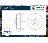 Delphi BF597 Brake Drum Rear Fits Dacia Duster Nissan Juke Renault Captur Duster