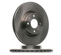 Delphi BG2407 284mm Front Plain Brake Disc for Abarth Alfa Romeo Fiat Lancia