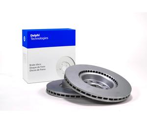 Delphi BG2860 2x Brake Discs Front Vented 297mm ⌀ Fits Land Rover Range Rover