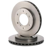 Delphi BG3812 290mm Front Plain Brake Disc Set for Mitsubishi Pajero Shogun