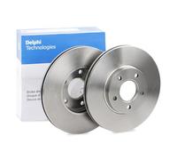 Delphi BG3826 Front Brake Disc Set for Ford Transit Connect Tourneo Connect