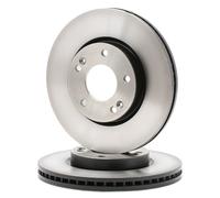 Delphi BG3861C 280mm Front Coated Brake Disc Set for Hyundai KIA NEW OE
