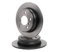 Delphi BG3910C 258mm Rear Coated Brake Disc Set for Mercedes A-Class B-Class