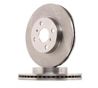 Delphi BG4053 255mm Front Plain Brake Disc Set for Toyota Yaris Vitz NEW