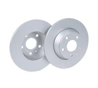 Delphi BG4089 286mm Plain Solid Rear Brake Disc Set for Audi TT NEW OE