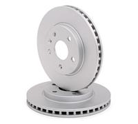 Delphi BG4187C Front Brake Disc Set 296mm Coated for Vauxhall Insignia A Saab 95