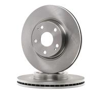 Delphi BG4269 255mm Front Plain Brake Disc Set for Toyota Prius NEW