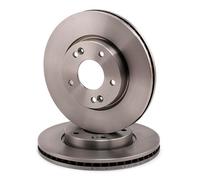Delphi BG4281C 280mm Front Coated Brake Disc Set for Hyundai KIA NEW OE