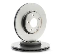 x2 Front Brake Disc Delphi BG4554C Fits Mercedes-Benz A-Class B-Class CLA Vented