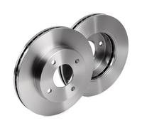 x2 Front Brake Disc Delphi BG4651C Fits Nissan NV200 Evalia NV200 Braking System