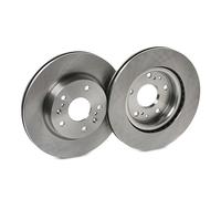 Delphi BG4764C 280mm Front Coated Brake Disc set for Suzuki S-Cross SX4 Vitara