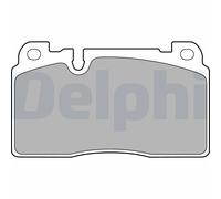 DELPHI Brake Pad Set Front With Anti-Squeak Plate No Accessories Fits Audi Q5