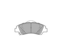 DELPHI Brake Pad Set Front With Anti-Squeak Plate No Accessories For Hyundai i10