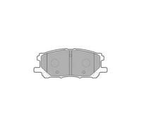 DELPHI Brake Pads Front Rear No Anti-Squeak Plate For Lexus RC RX Toyota Harrier