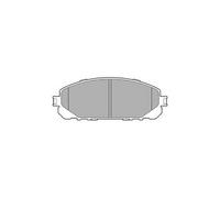 DELPHI Brake Pads Front With Anti-Squeak Plate No Accessories Fits Jeep Cherokee