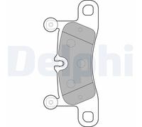 DELPHI Brake Pads Rear & Anti-Squeak Plate Fits Porsche Cayenne VW Touareg