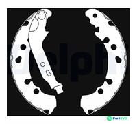 DELPHI BRAKE SHOE SET LS2021 FOR TOYOTA