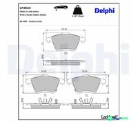 DELPHI DISC BRAKE BRAKE PAD SET LP2025 FOR MAZDA