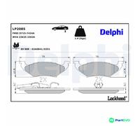 DELPHI DISC BRAKE BRAKE PAD SET LP2085 FOR CHRYSLER DODGE