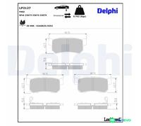 DELPHI DISC BRAKE BRAKE PAD SET LP2127 FOR SSANGYONG
