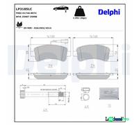 DELPHI DISC BRAKE BRAKE PAD SET LP3185LC