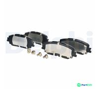 Delphi Brake Pads Front LP3596 - Anti-Squeak Plate - Fits Lexus ES/UX, Toyota Camry/Prius